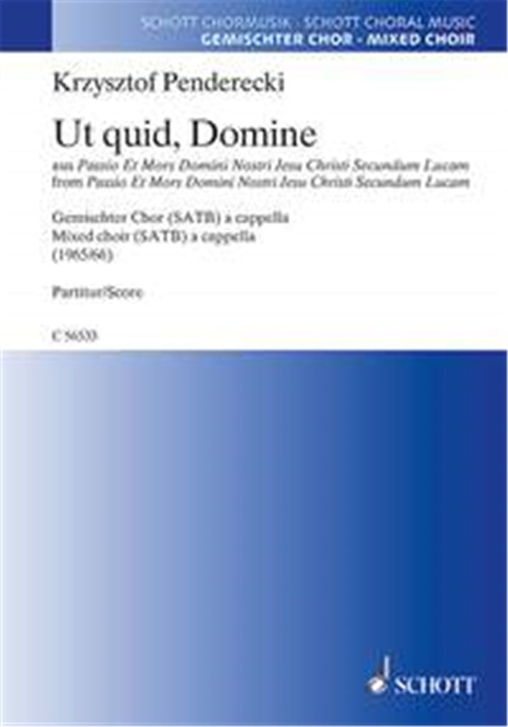 Ut quid, Domine